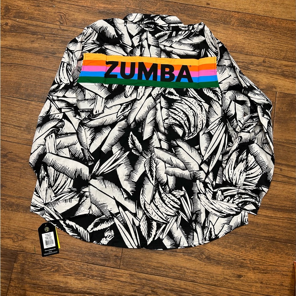 Zumba Fitness Multicolor Graphic Men's Shirt
